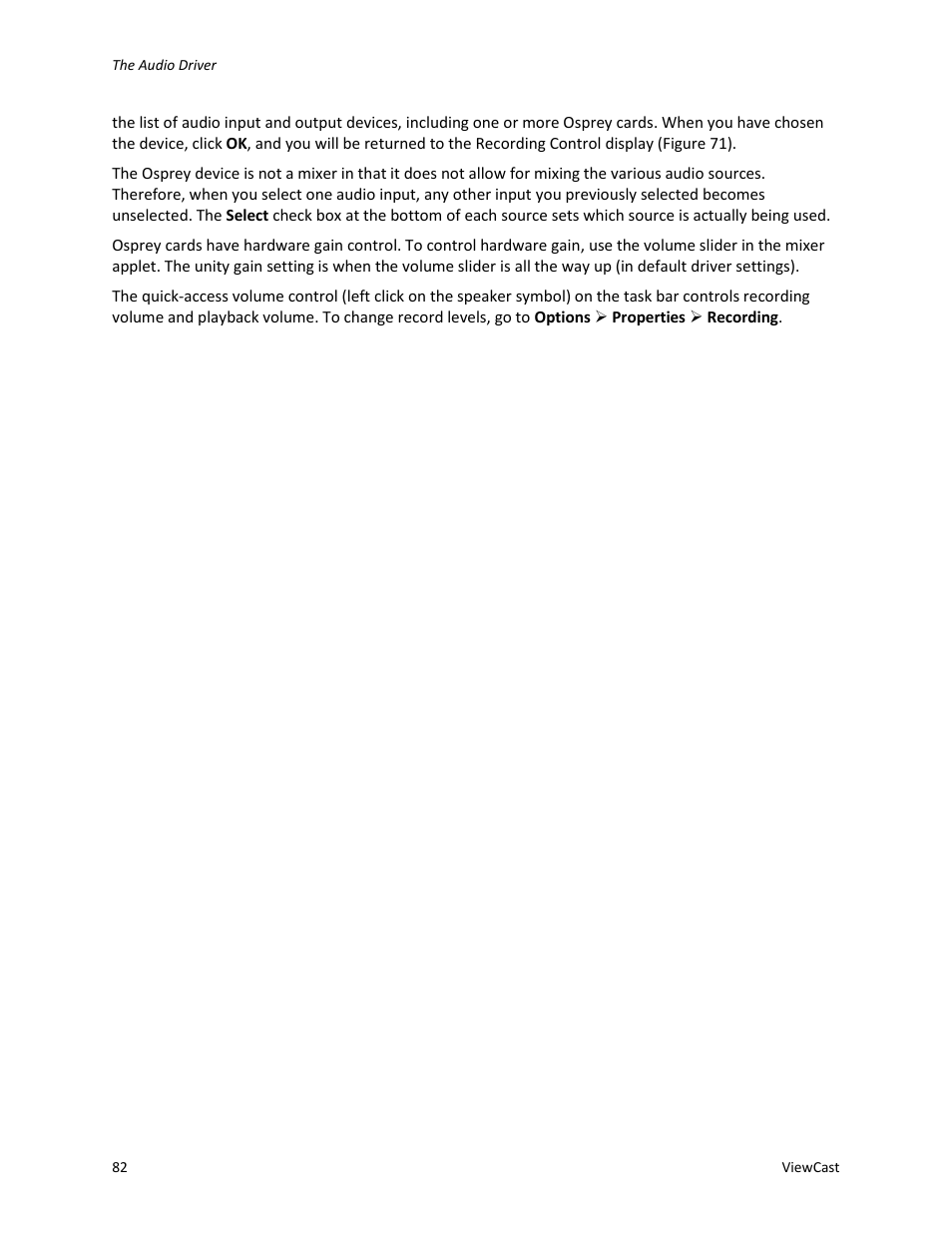 ViewCast Osprey-450e User Manual | Page 88 / 106