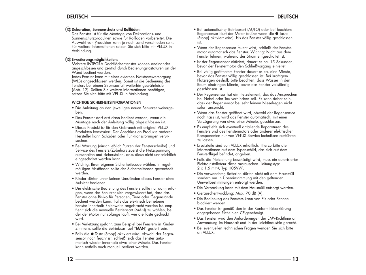 Velux DK-2950 User Manual | Page 13 / 29