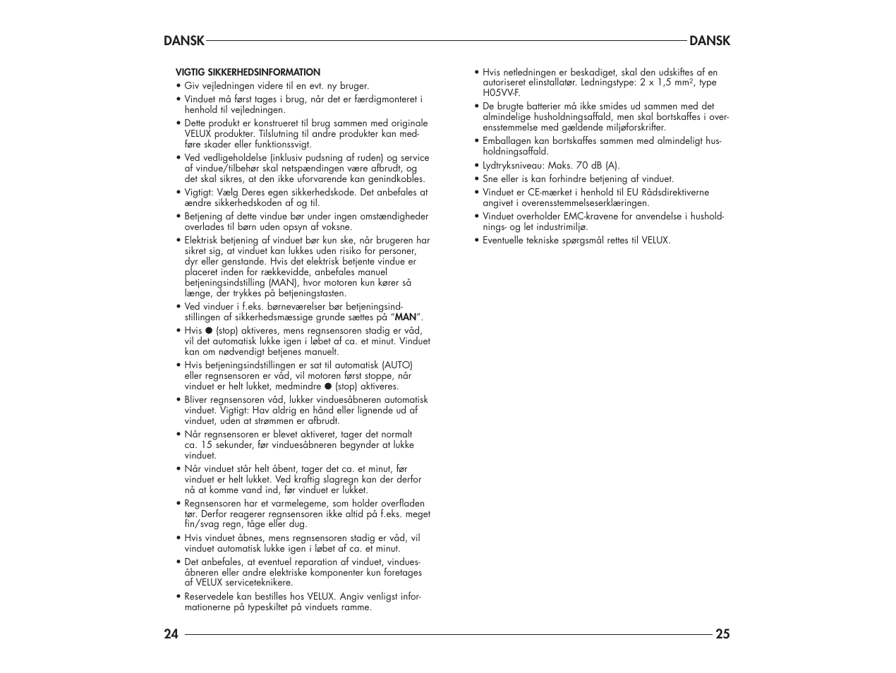 Velux DK-2950 User Manual | Page 19 / 29