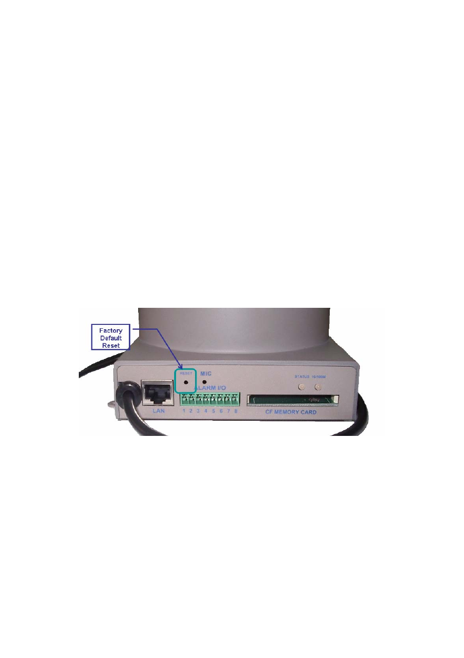 Appendix a: restore factory default settings | Veo Pan and Tilt User Manual | Page 76 / 95