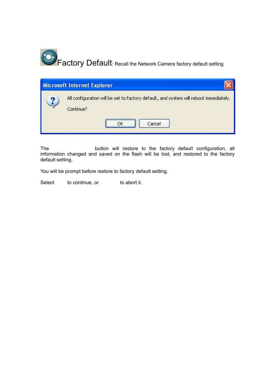 Factory default | Veo Infra-Red User Manual | Page 49 / 83