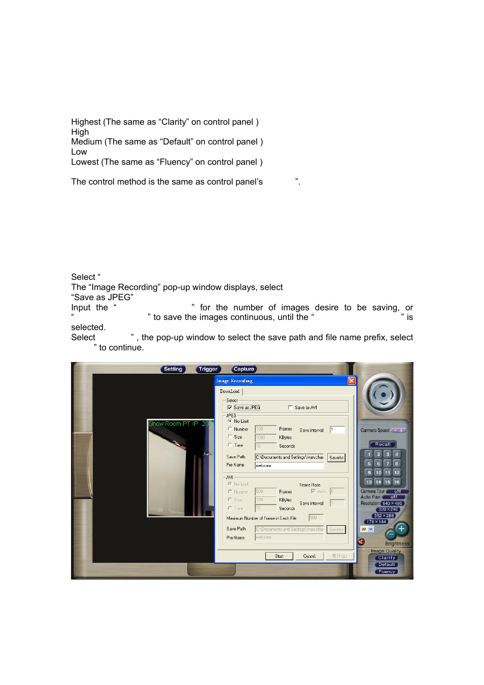 Image recording…-> save as jpeg | Veo Infra-Red User Manual | Page 60 / 83