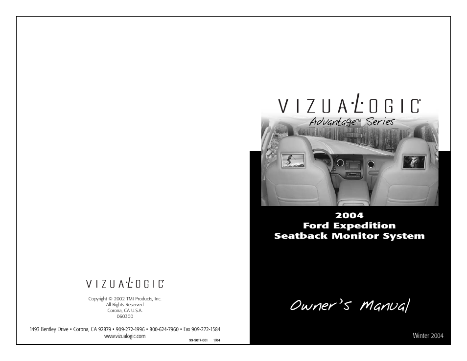 Vizualogic 2004 User Manual | 6 pages