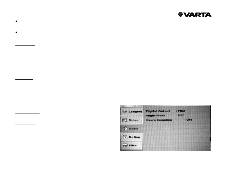 VARTA V-AVD99 User Manual | Page 34 / 89