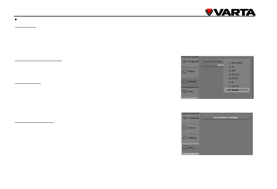 VARTA V-DV800BT User Manual | Page 43 / 106