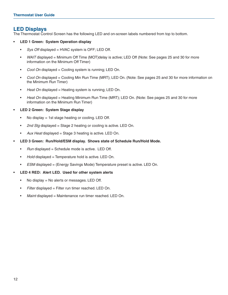 Led displays | Vizio Z WAVE TZEMT400AB32MAA User Manual | Page 12 / 34