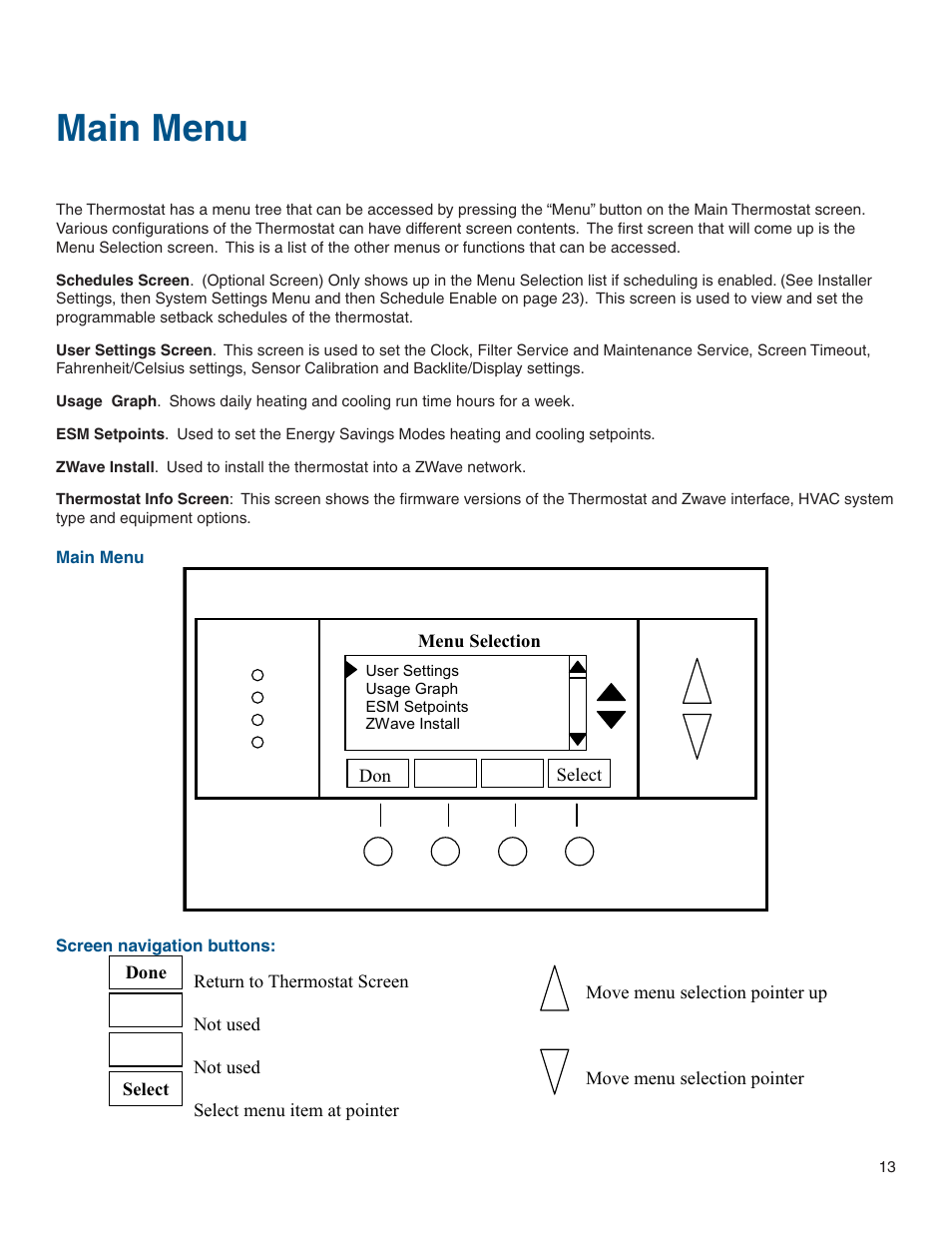 Main menu | Vizio Z WAVE TZEMT400AB32MAA User Manual | Page 13 / 34