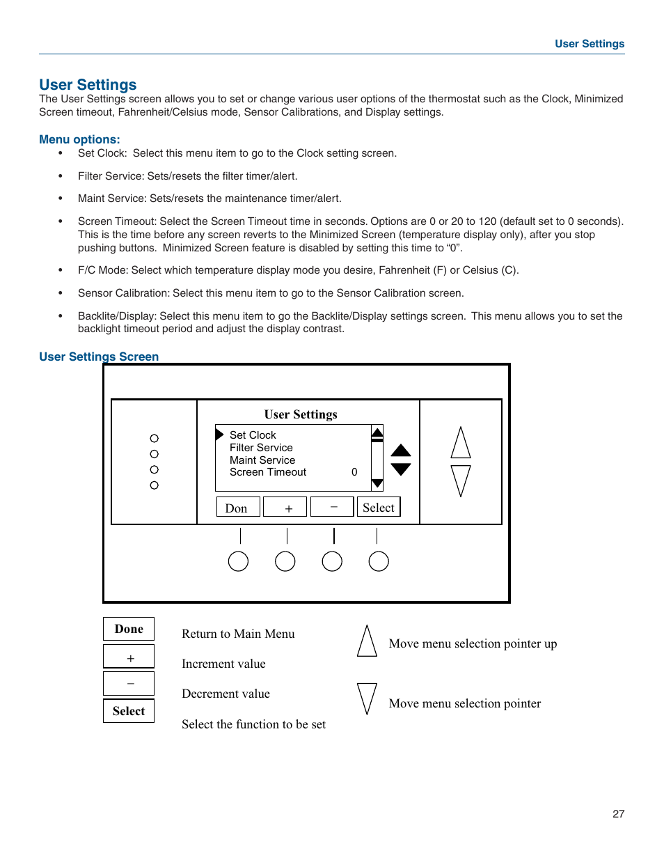 User settings | Vizio Z WAVE TZEMT400AB32MAA User Manual | Page 17 / 34
