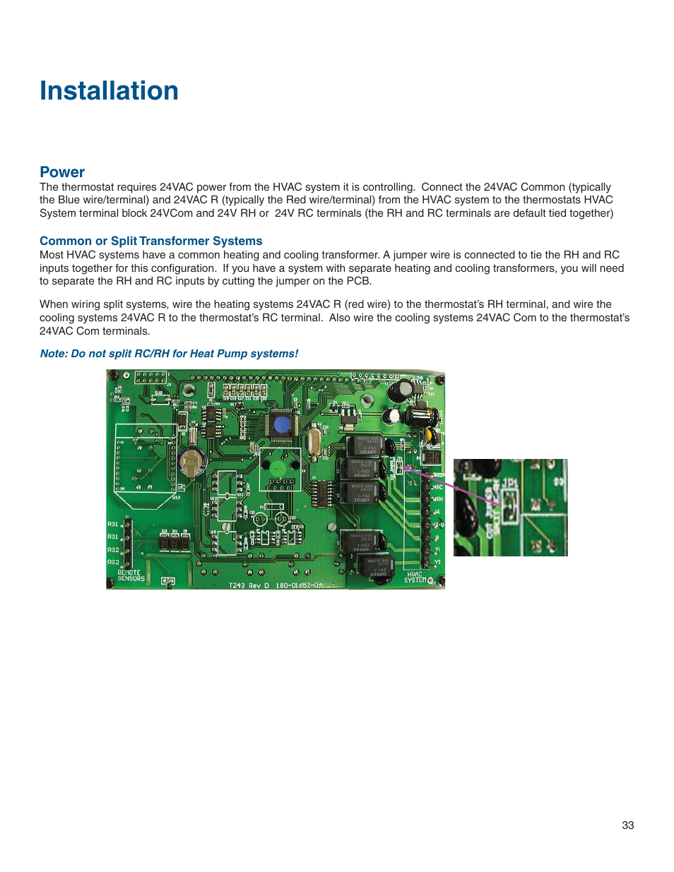 Installation, Power | Vizio Z WAVE TZEMT400AB32MAA User Manual | Page 33 / 34