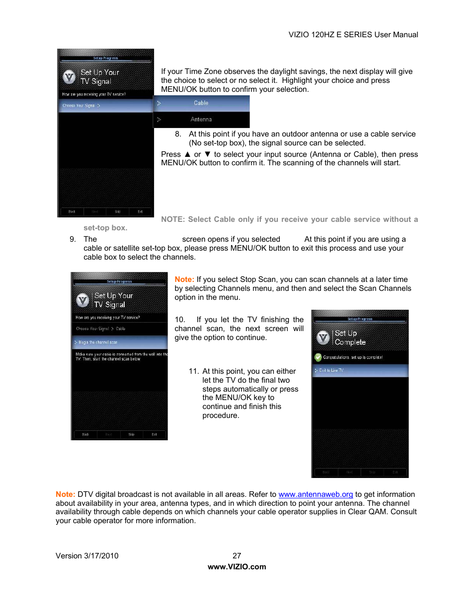 Vizio E421VA User Manual | Page 27 / 62