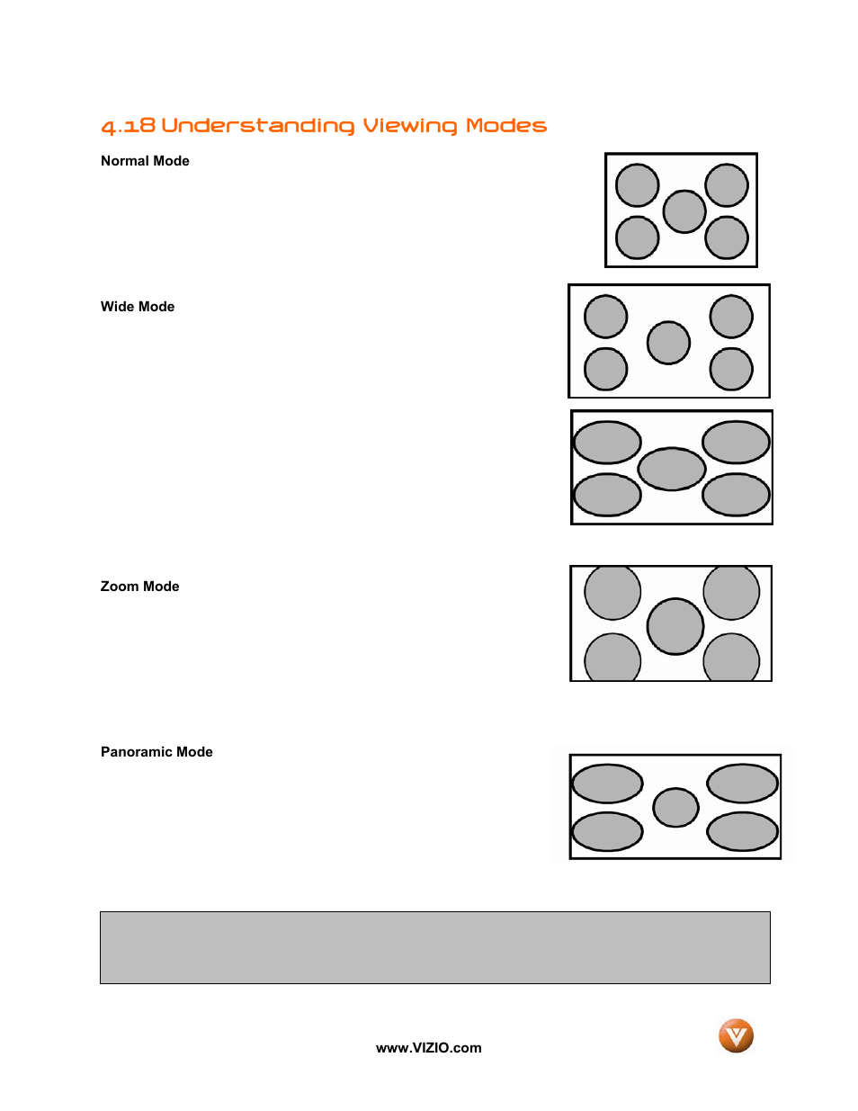 18 understanding viewing modes | Vizio GV42L FHDTV10A User Manual | Page 57 / 79