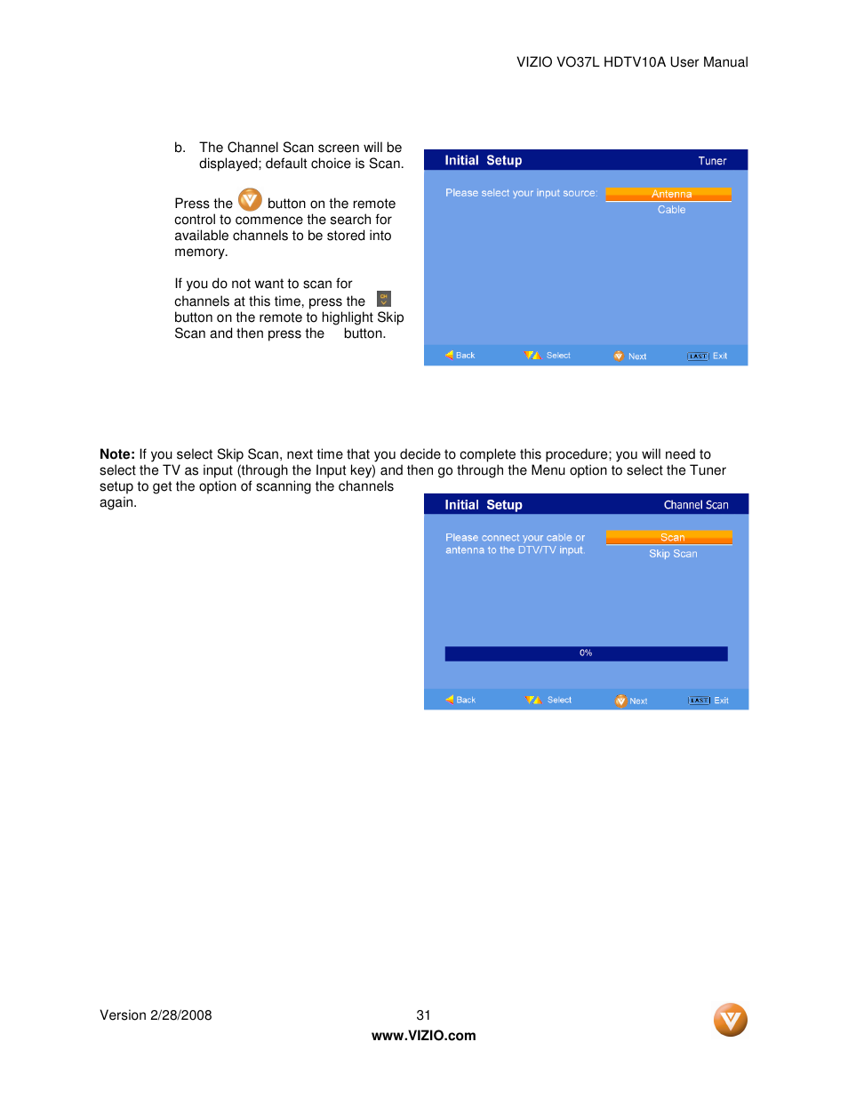 Vizio VO37L User Manual | Page 31 / 76