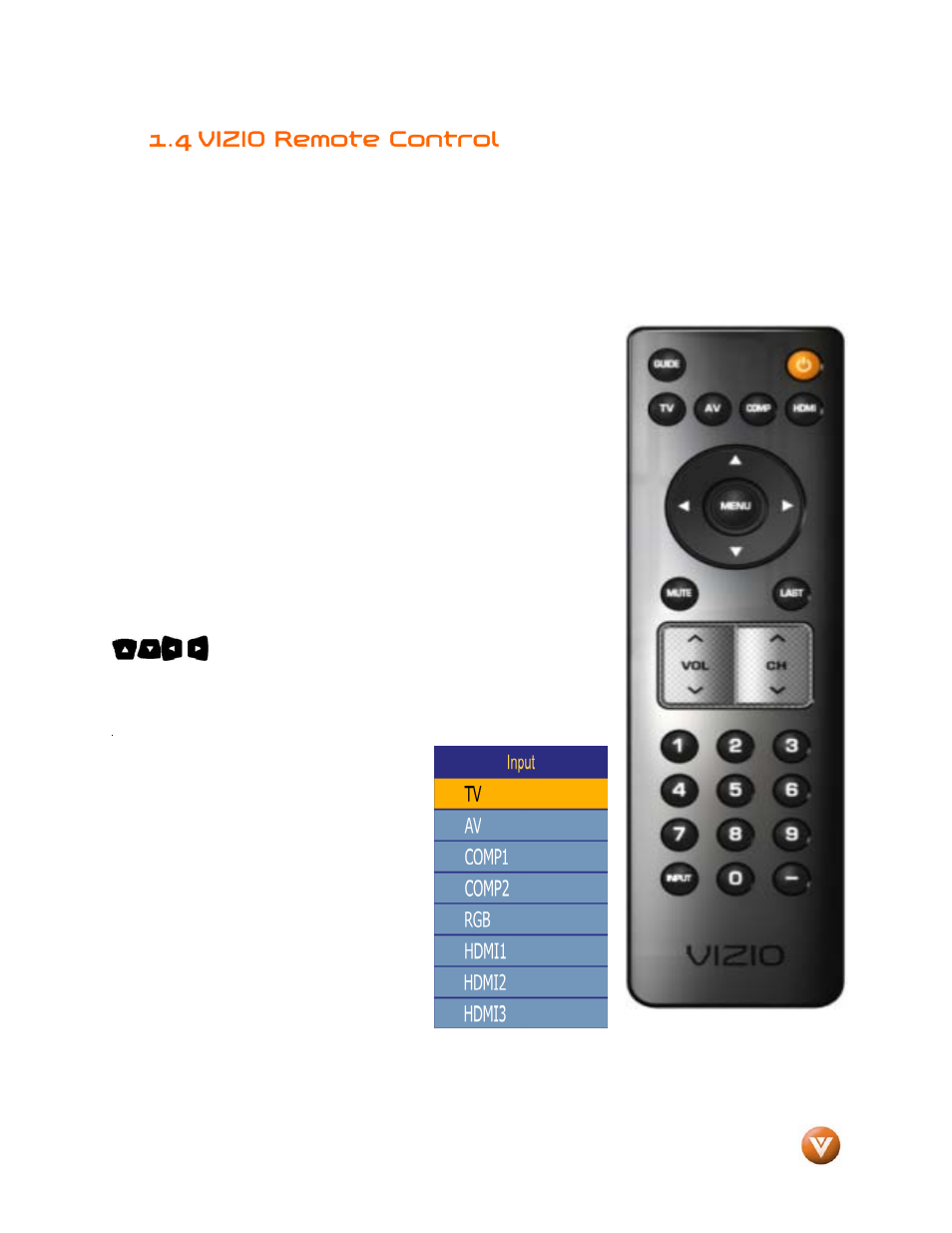 4 vizio remote control | Vizio VW46L User Manual | Page 11 / 70
