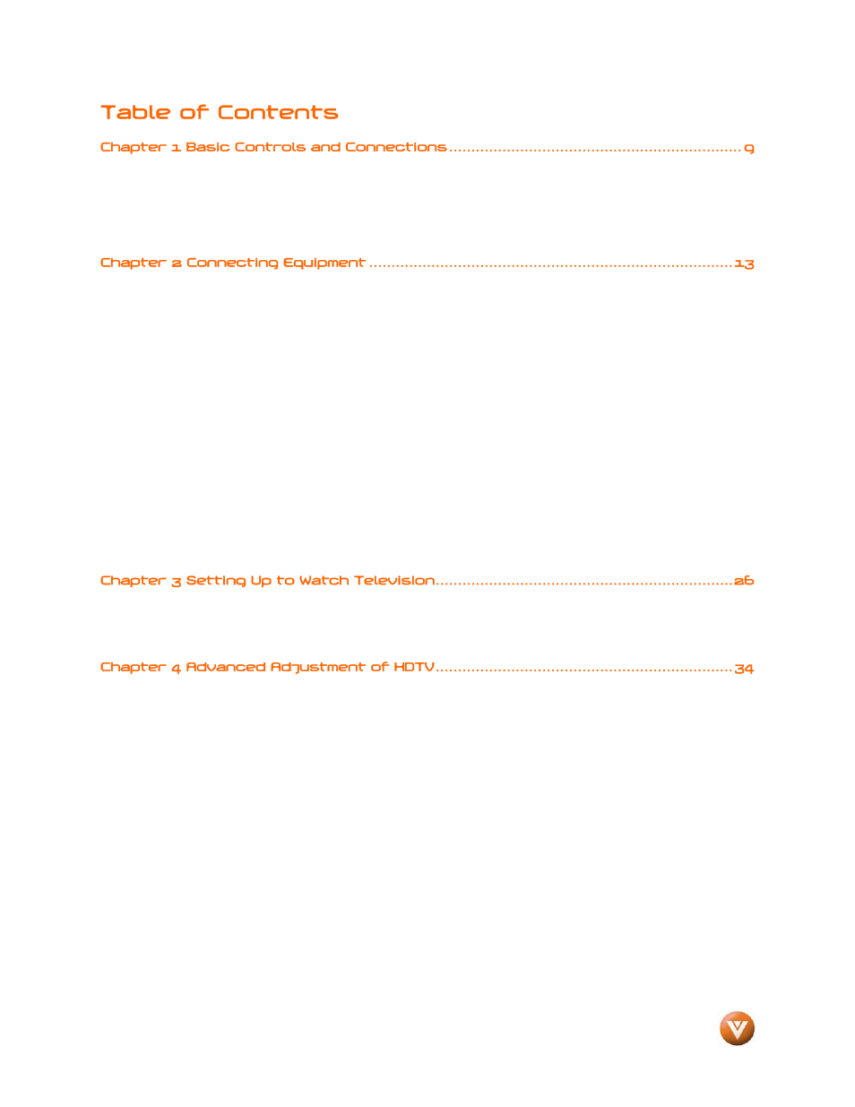 Vizio VW46L User Manual | Page 7 / 70