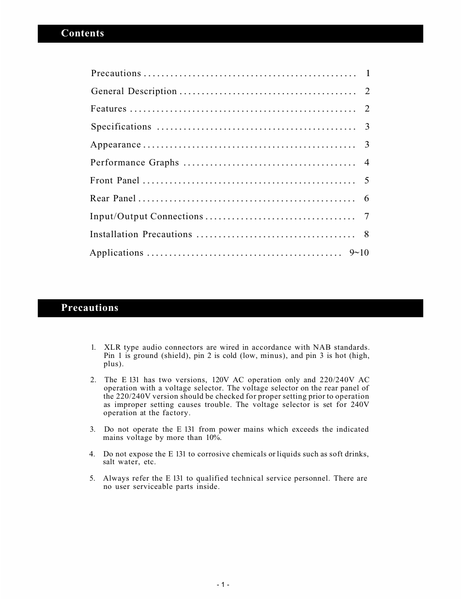 Vizio E 131 User Manual | Page 2 / 12