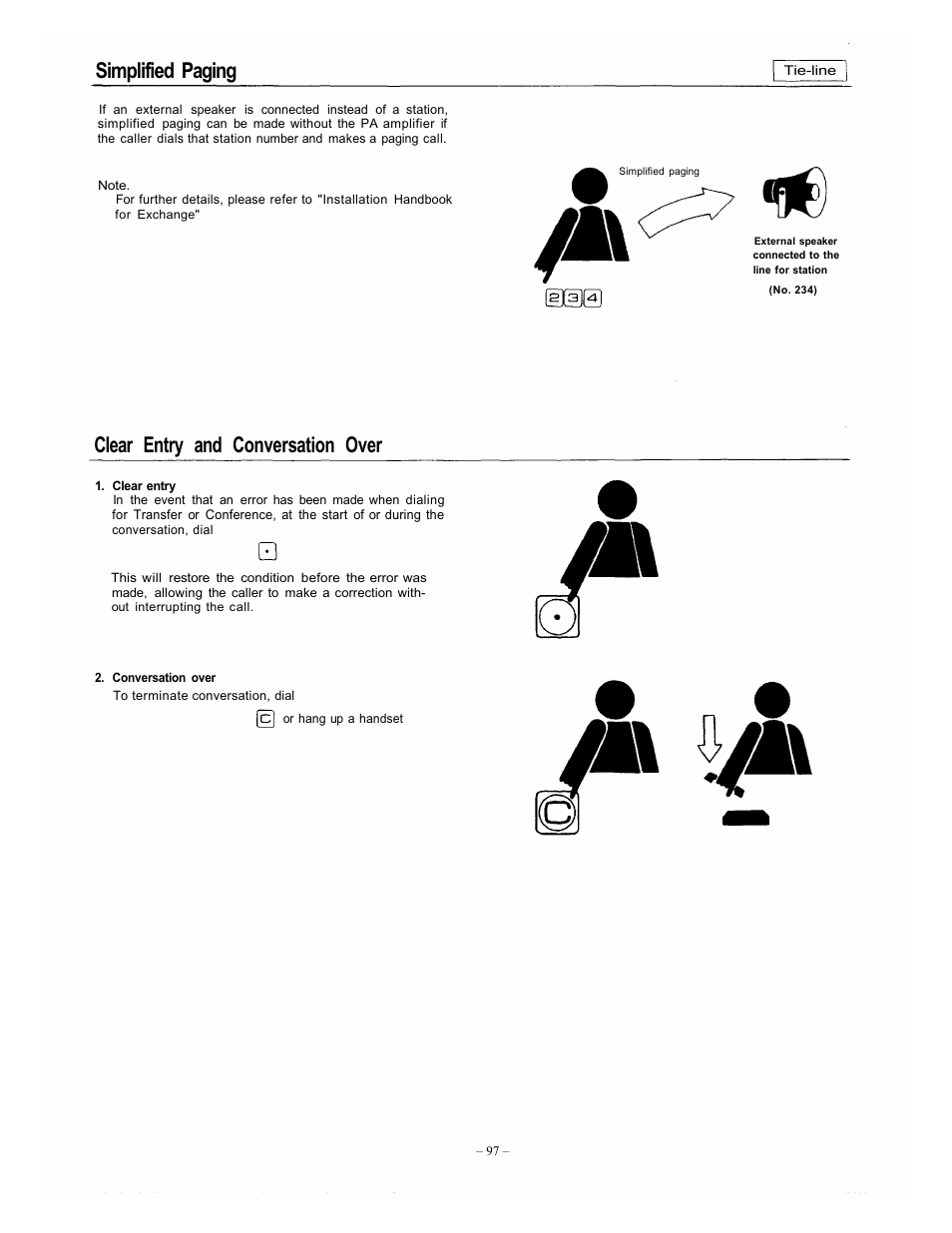 Simplified paging, Clear entry and conversation over | Vizio EXES-6000 CP-64 User Manual | Page 101 / 102