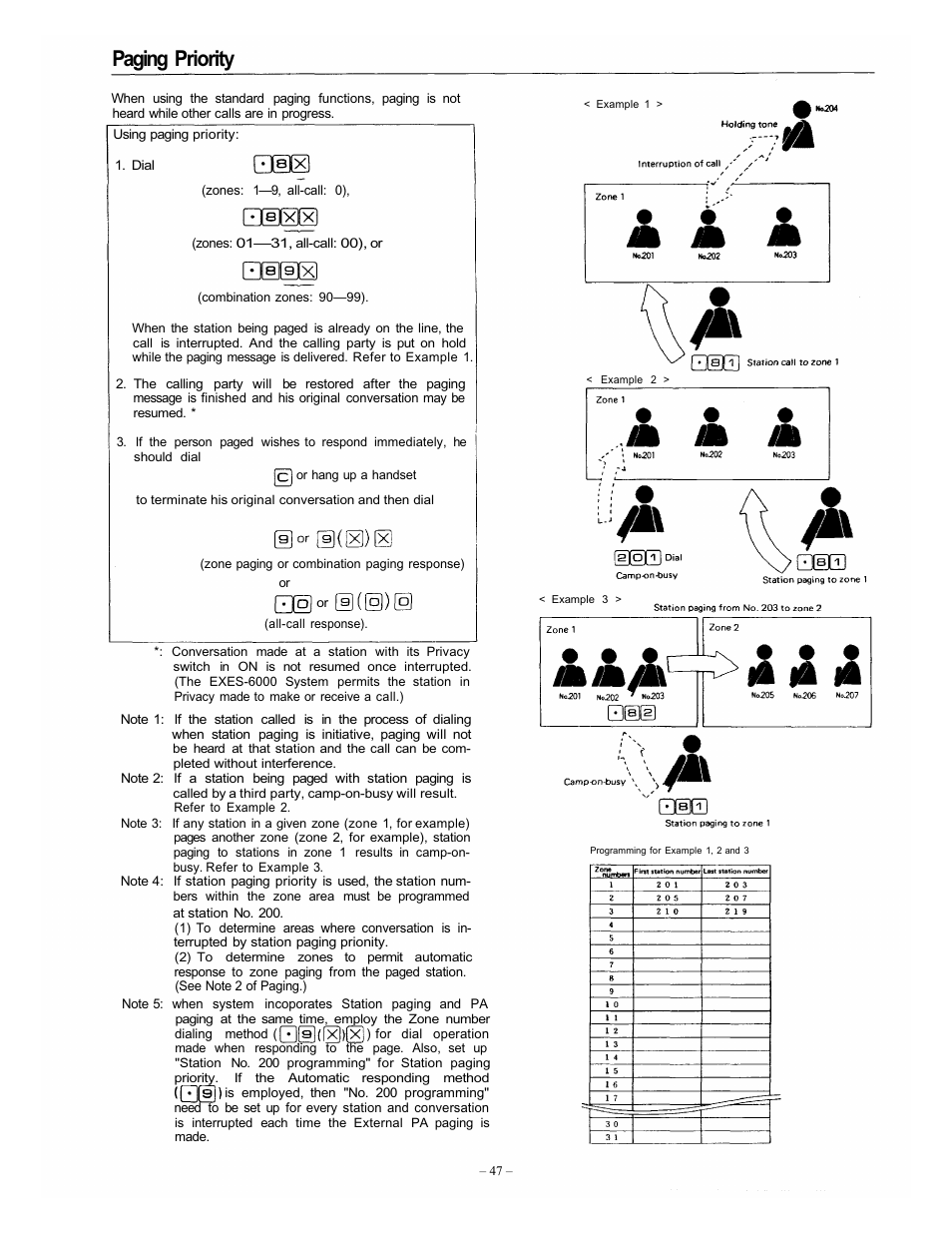 Paging priority | Vizio EXES-6000 CP-64 User Manual | Page 50 / 102