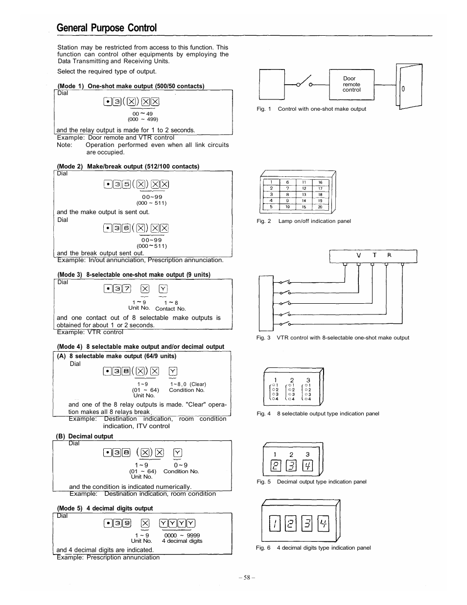 General purpose control | Vizio EXES-6000 CP-64 User Manual | Page 61 / 102