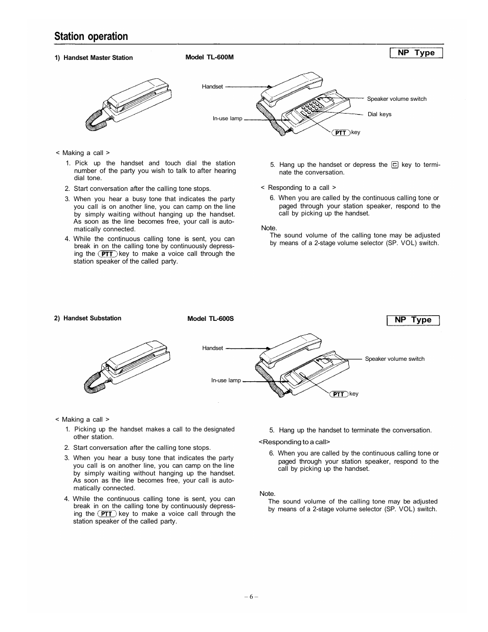 Station operation | Vizio EXES-6000 CP-64 User Manual | Page 8 / 102