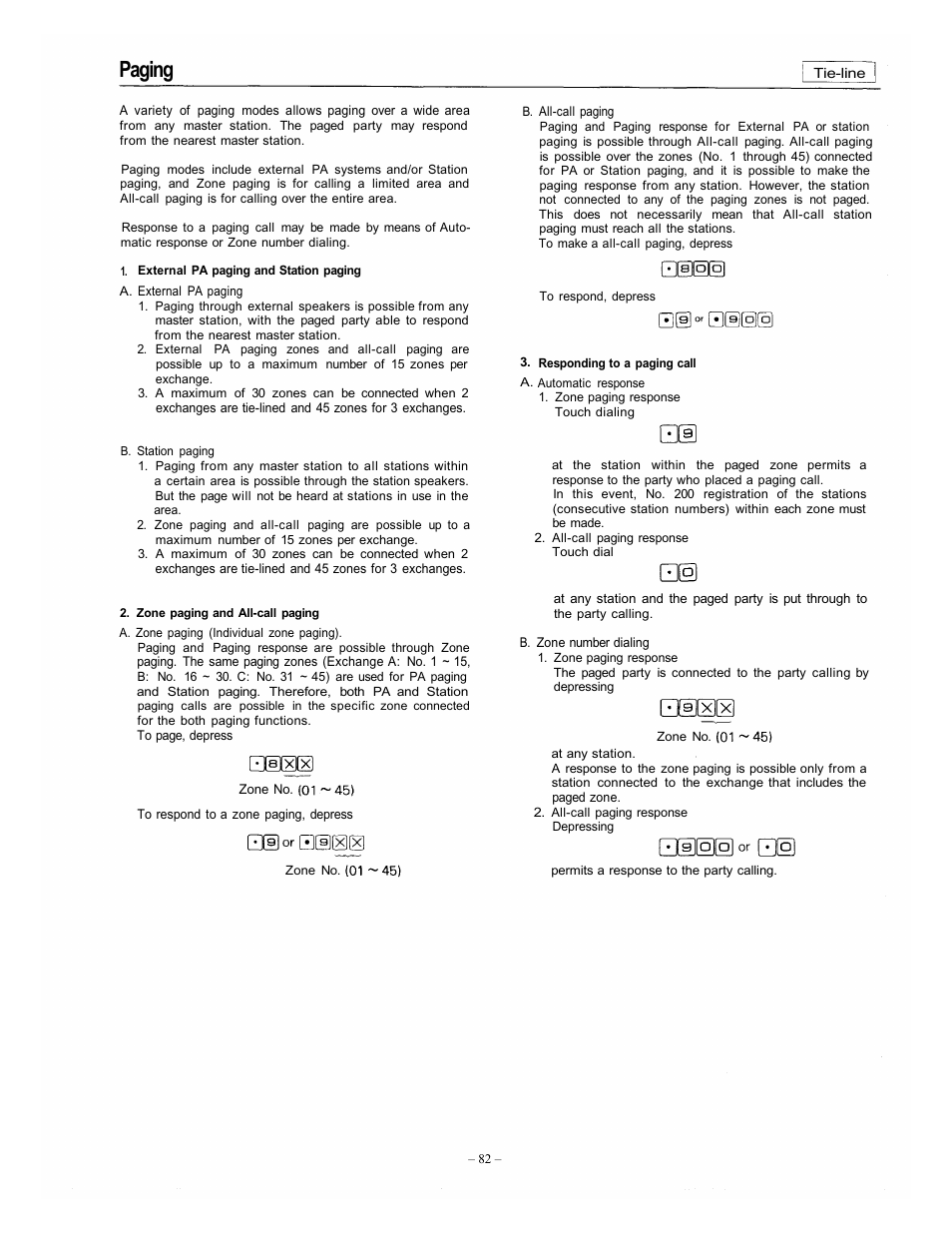 Paging | Vizio EXES-6000 CP-64 User Manual | Page 86 / 102