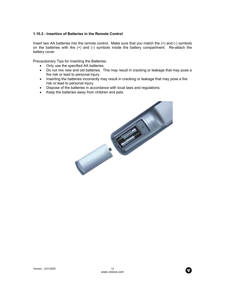 Vizio P42 User Manual | Page 13 / 46