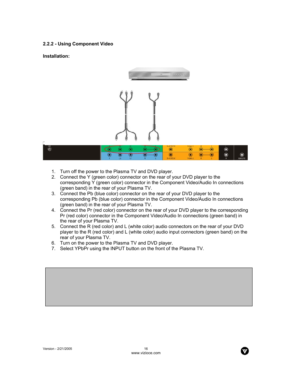 Vizio P42 User Manual | Page 17 / 46
