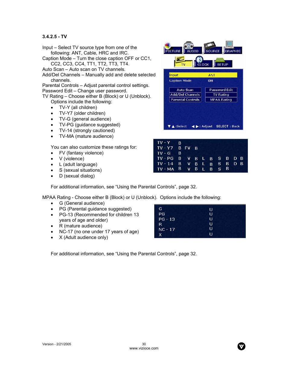 Vizio P42 User Manual | Page 31 / 46