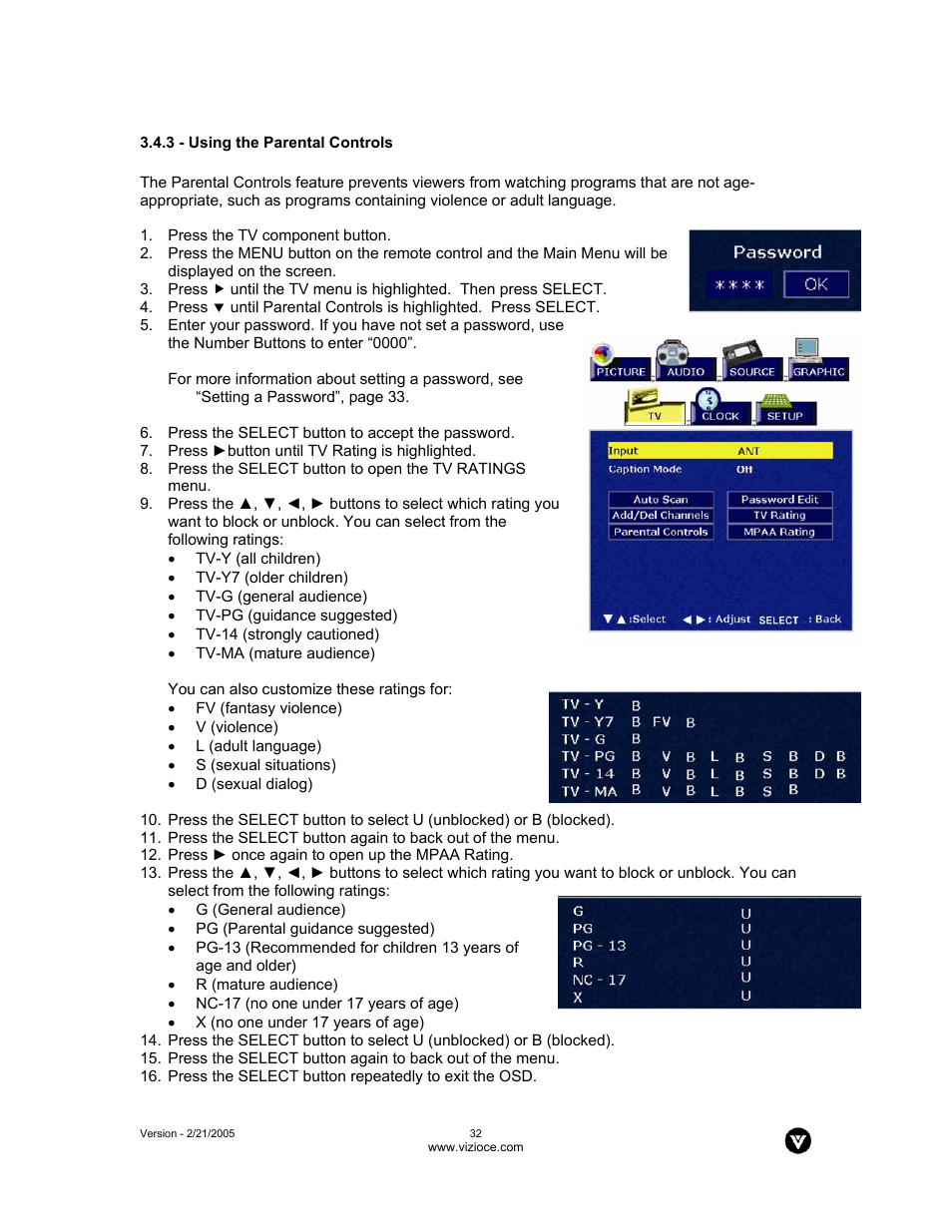Vizio P42 User Manual | Page 33 / 46