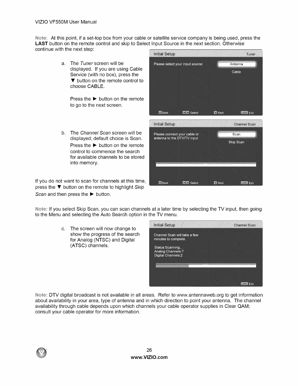 Vizio VF550M User Manual | Page 26 / 57