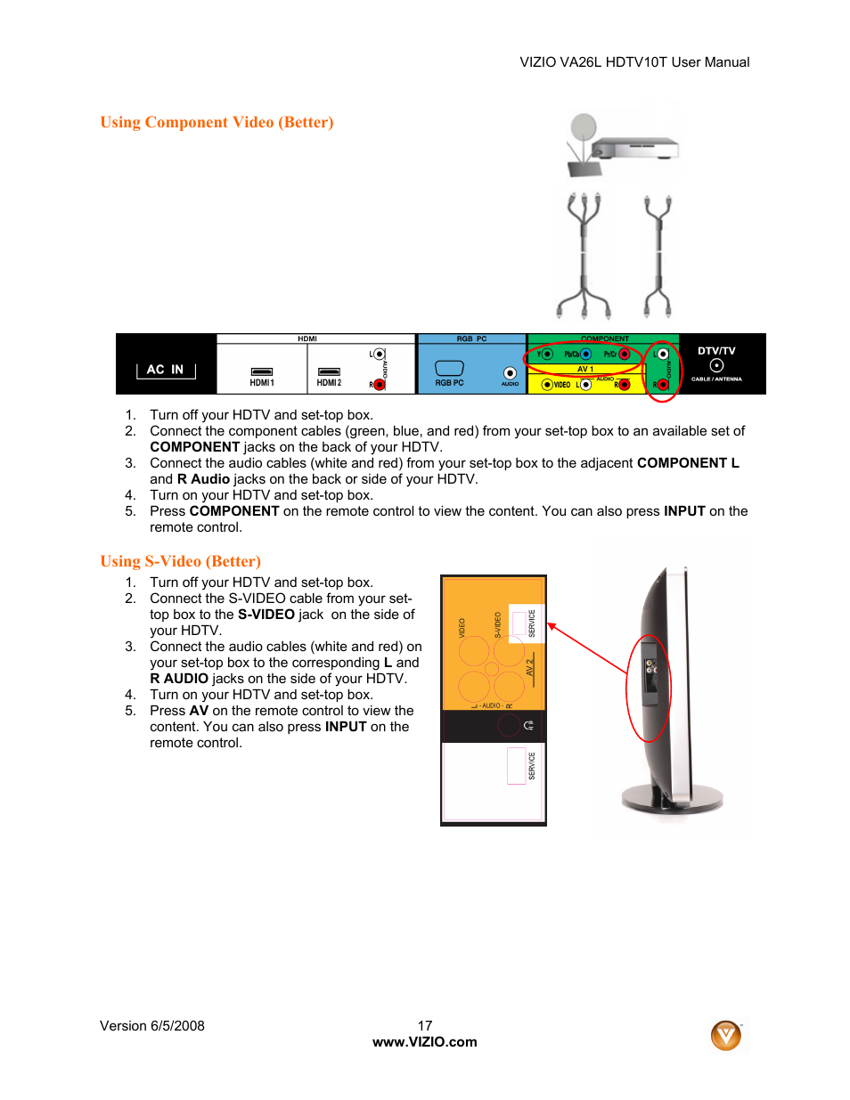 Vizio VA26L User Manual | Page 16 / 70