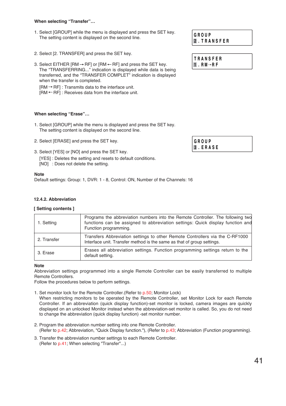 Vizio C-RM1000 CU User Manual | Page 41 / 60