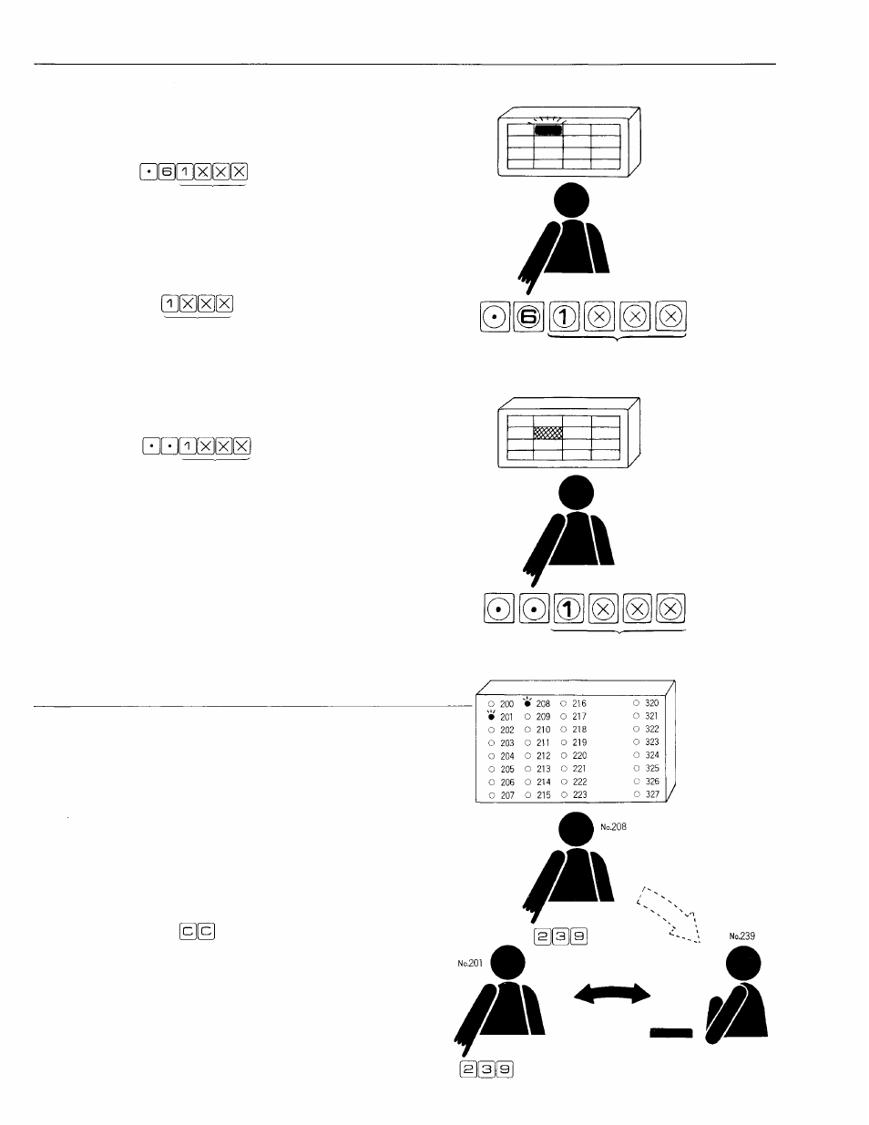 In/out annunciation, Calling party indication (lamp type) | Vizio EXES-5000 CPU-55 User Manual | Page 28 / 32