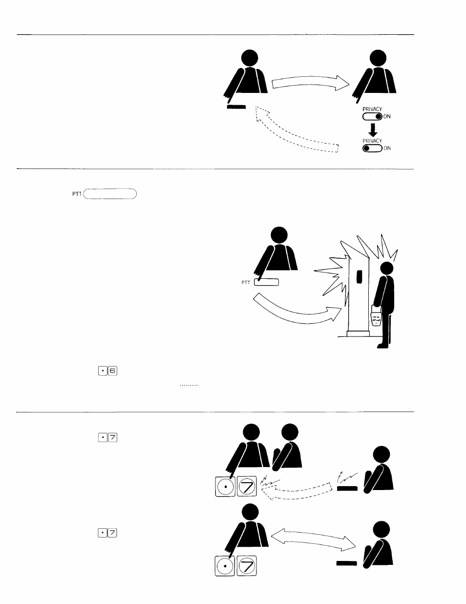 Camp-on privacy, Press-to-talk, Mic off | Vizio EXES-5000 CPU-55 User Manual | Page 8 / 32