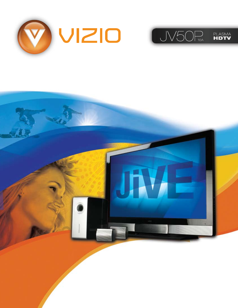 Vizio JV50P10A User Manual | 2 pages