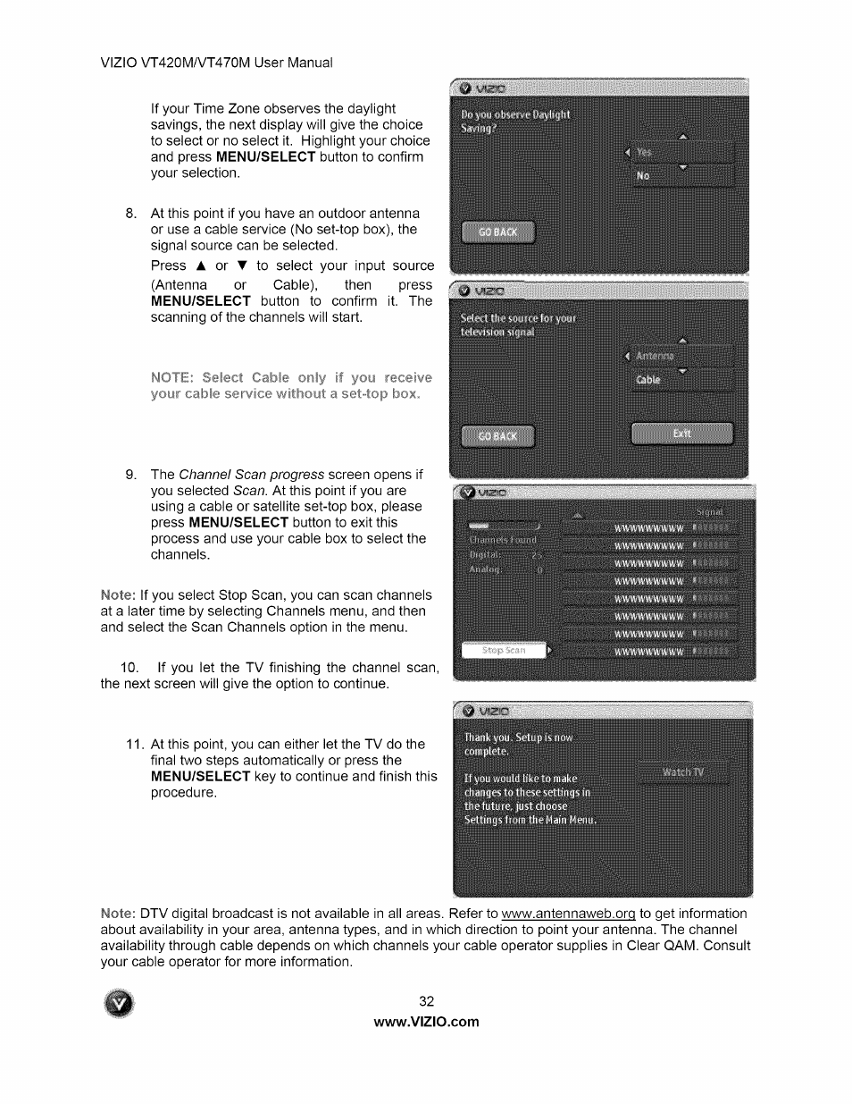Vizio VT470M User Manual | Page 32 / 63
