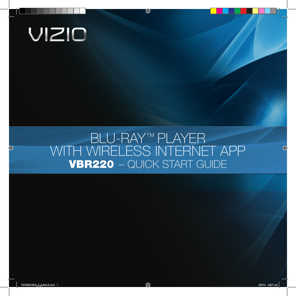 Vizio VBR220 User Manual | 12 pages
