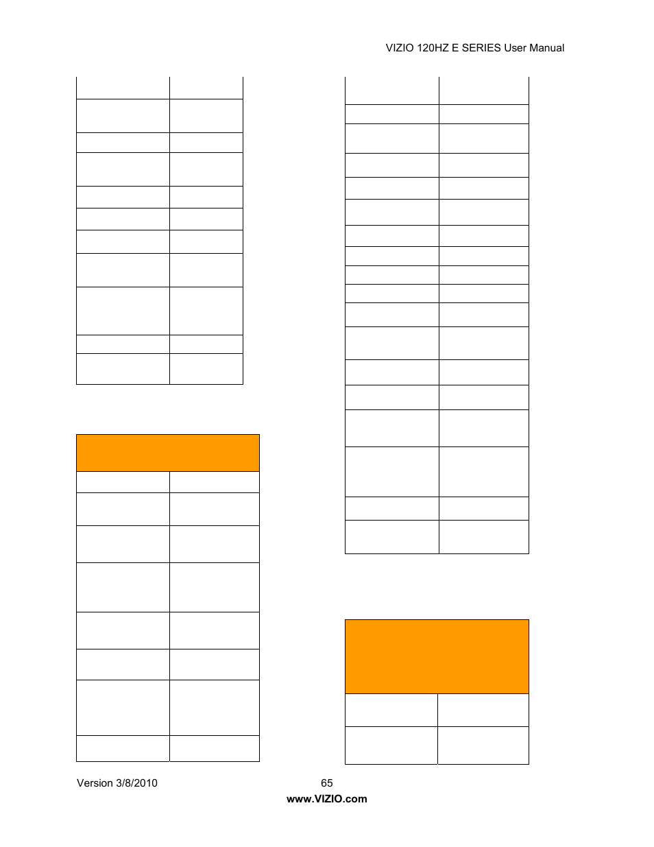 Vizio LCD E470VA User Manual | Page 65 / 88