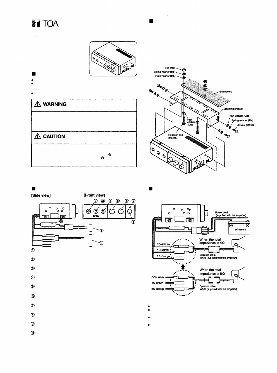Vizio CA-115 User Manual | 2 pages