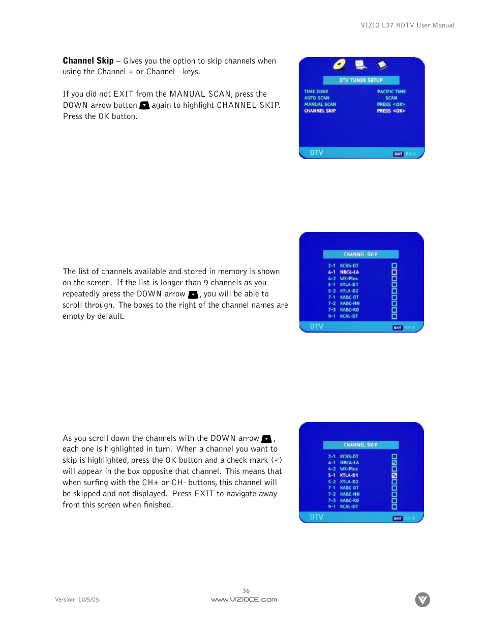 Vizio L37 User Manual | Page 36 / 81
