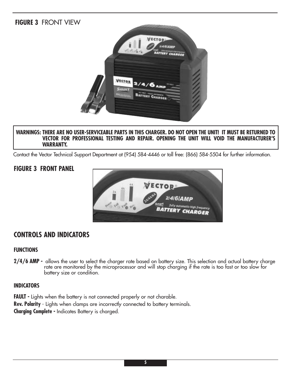 Controls and indicators | Vizio VEC1086B User Manual | Page 5 / 8