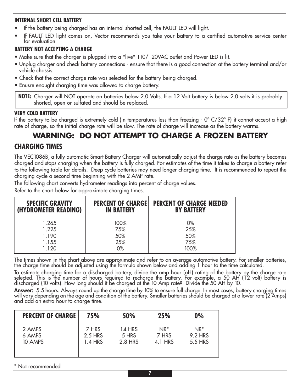 Vizio VEC1086B User Manual | Page 7 / 8