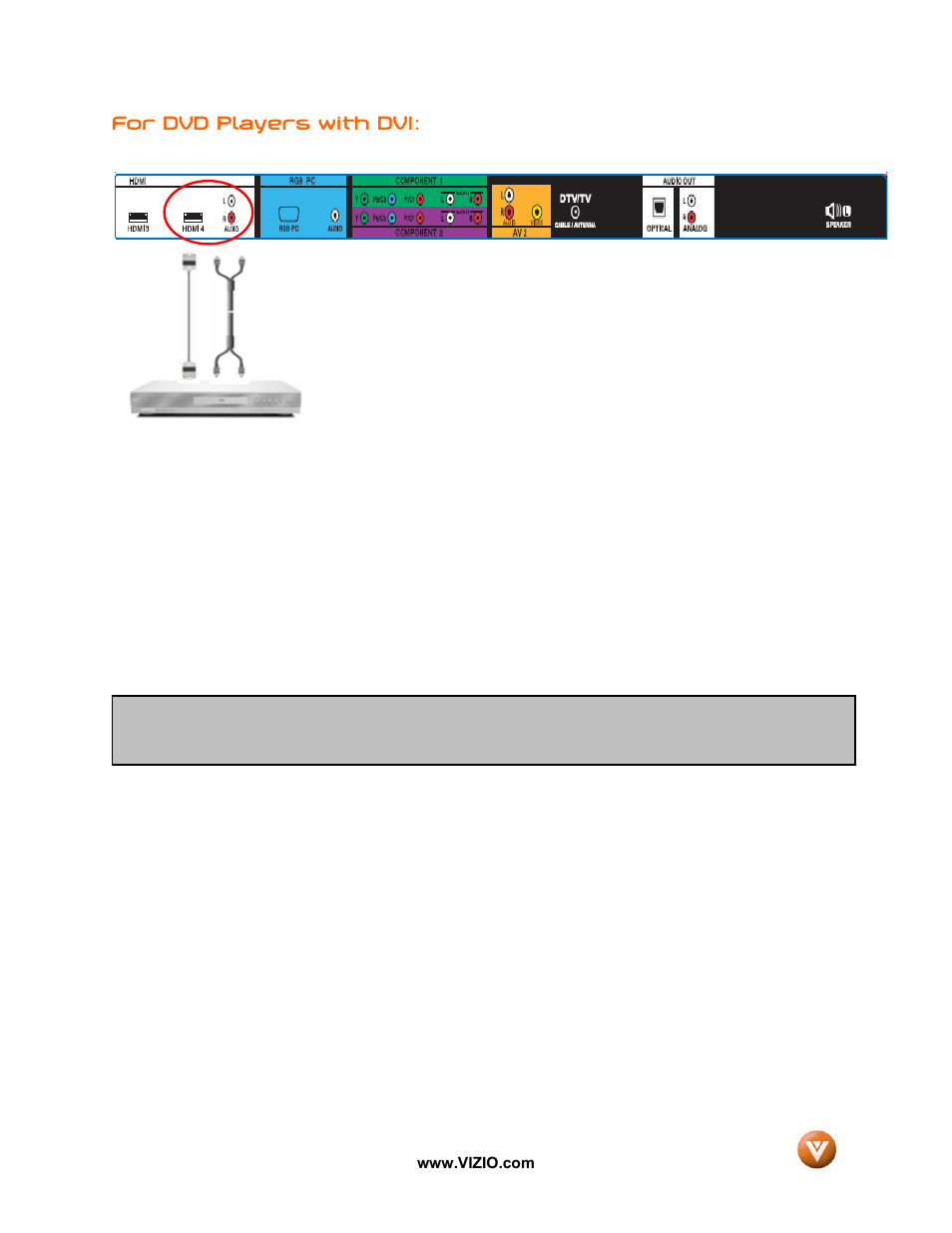 Vizio GV52L FHDTV10A User Manual | Page 26 / 80