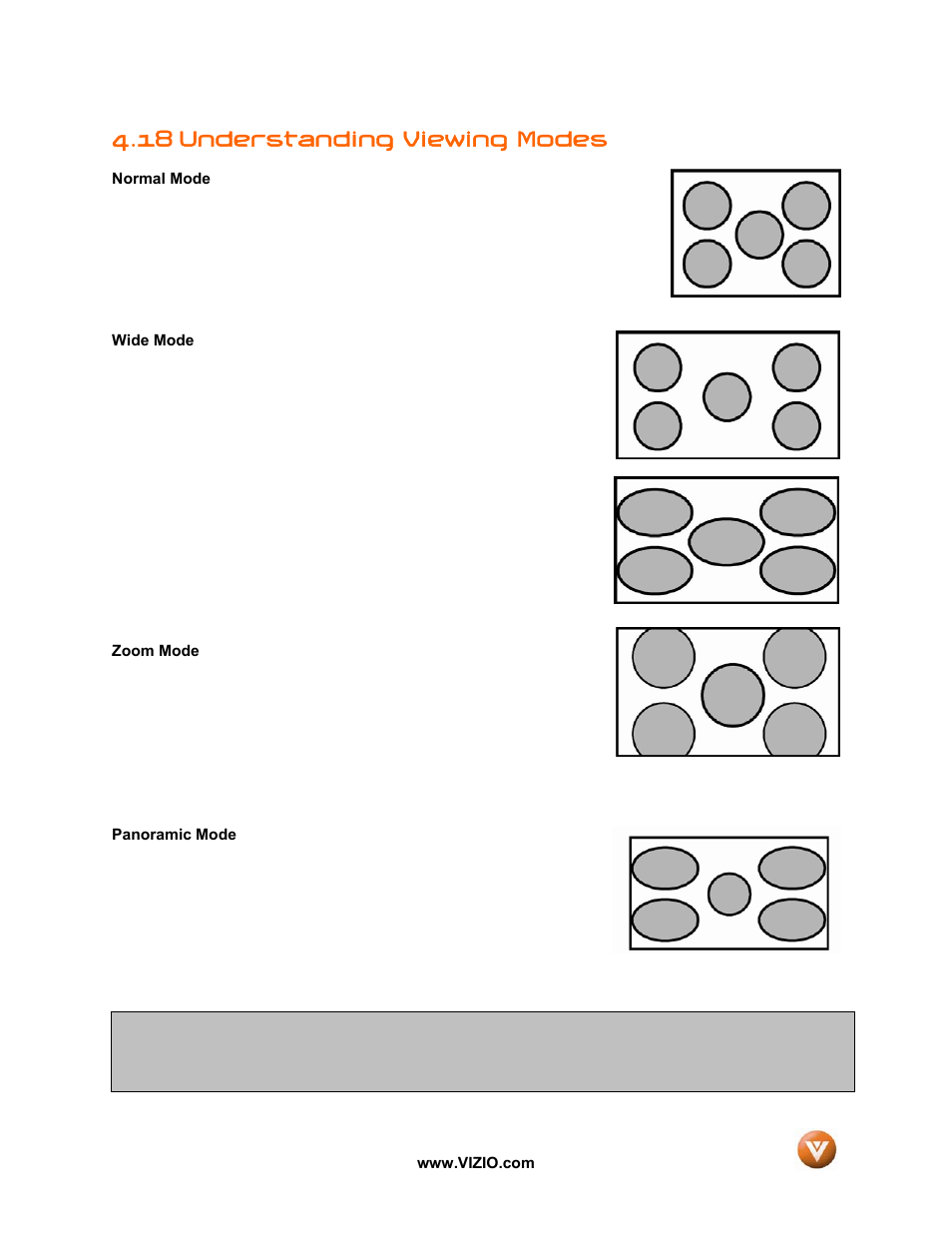 18 understanding viewing modes | Vizio GV52L FHDTV10A User Manual | Page 58 / 80