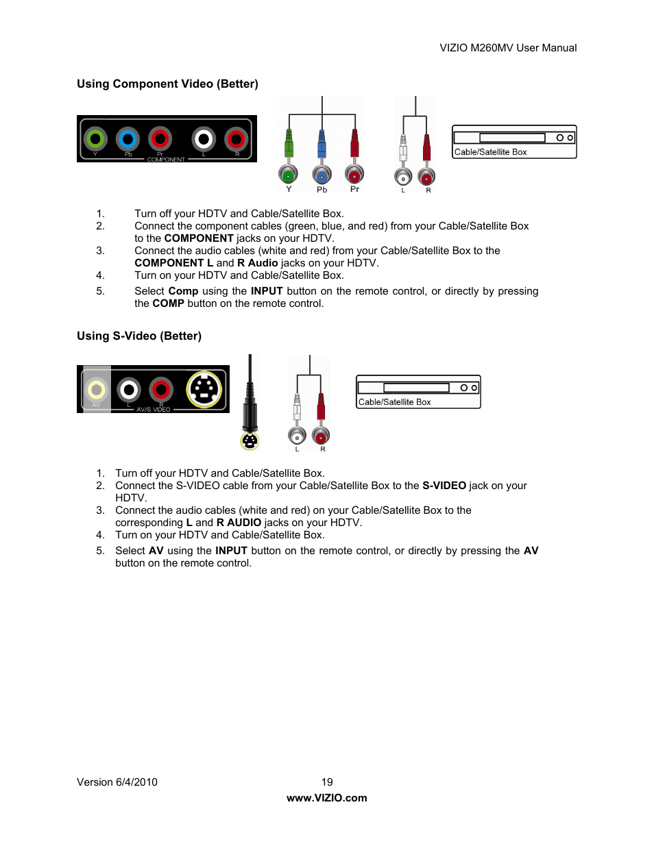 Vizio M260MV User Manual | Page 19 / 49