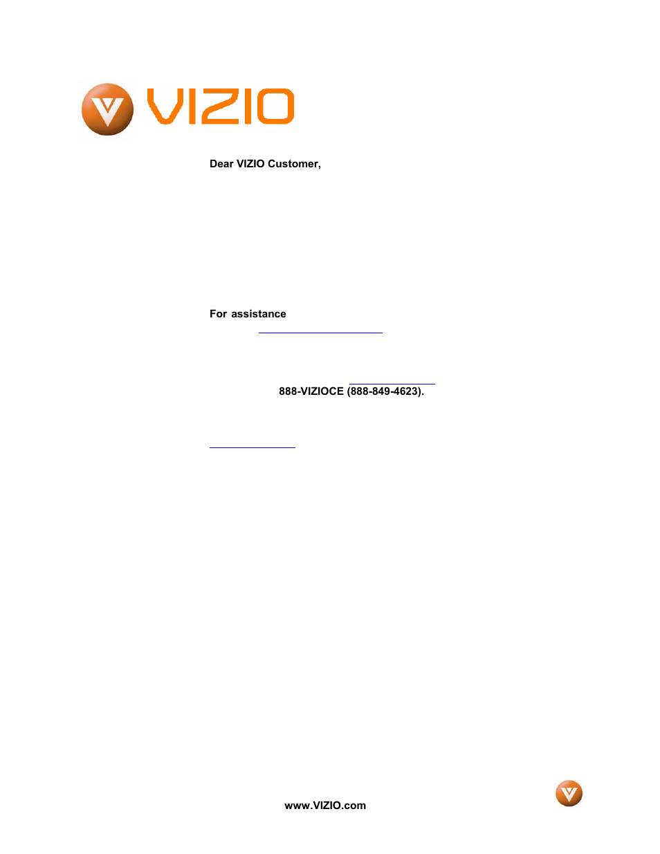 Vizio VW47L FHDTV10A User Manual | 72 pages