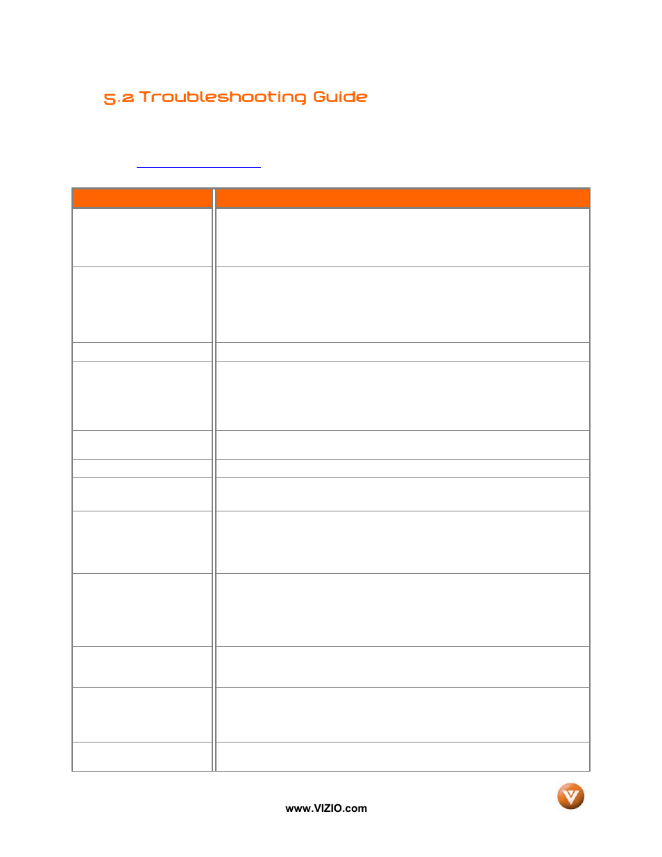 2 troubleshooting guide | Vizio VW47L FHDTV10A User Manual | Page 66 / 72