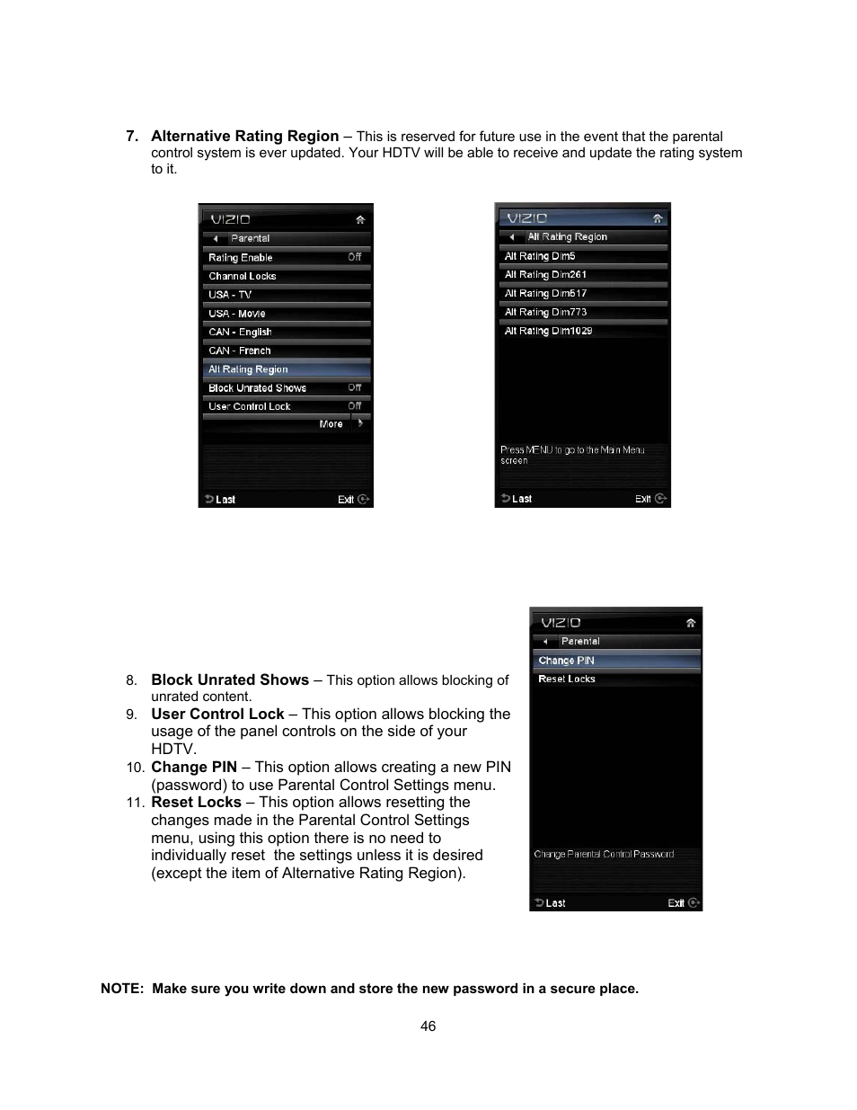 Vizio E321VA User Manual | Page 46 / 88