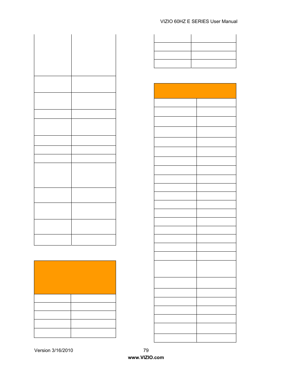 Vizio E321VA User Manual | Page 79 / 88