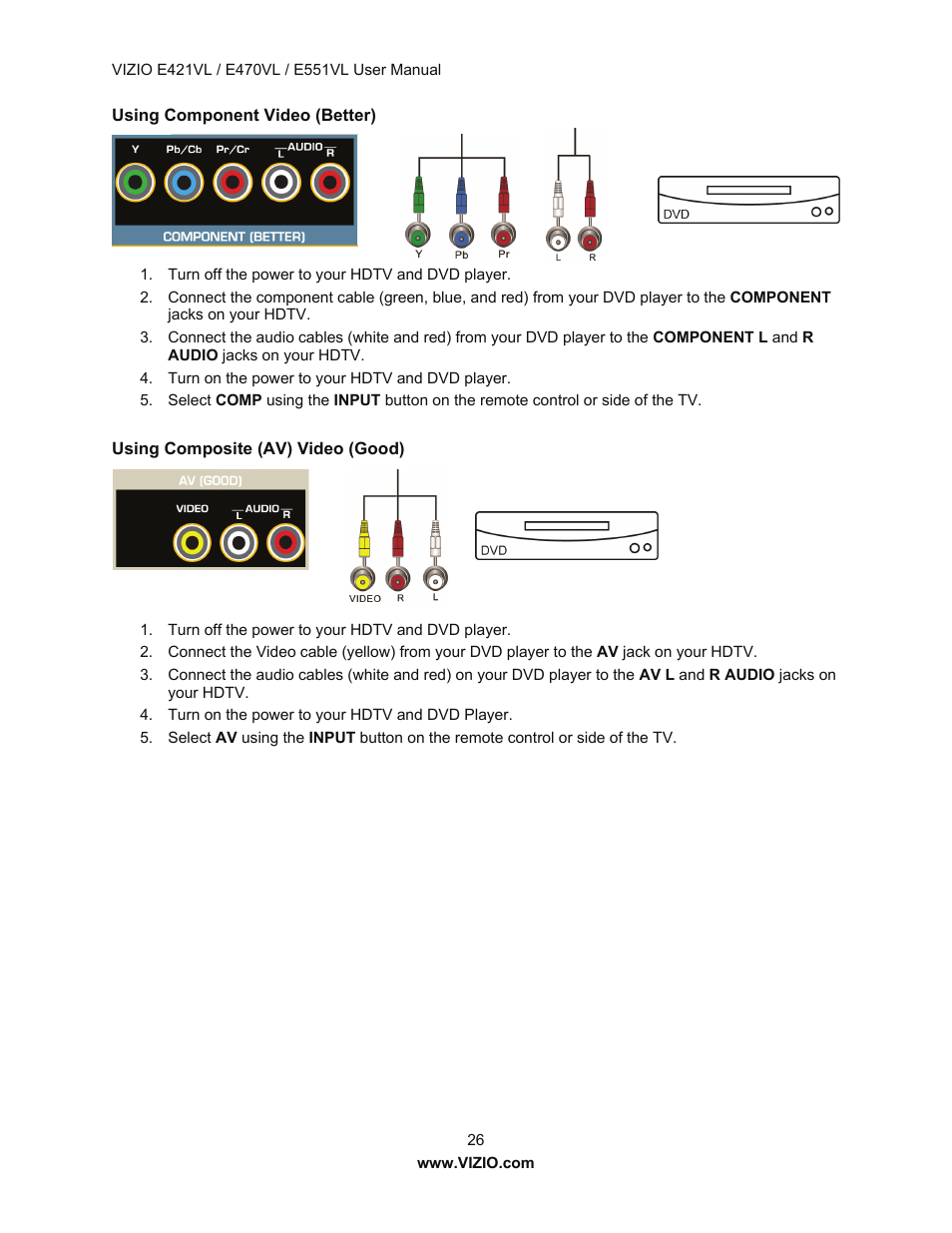Vizio E421VL User Manual | Page 27 / 69