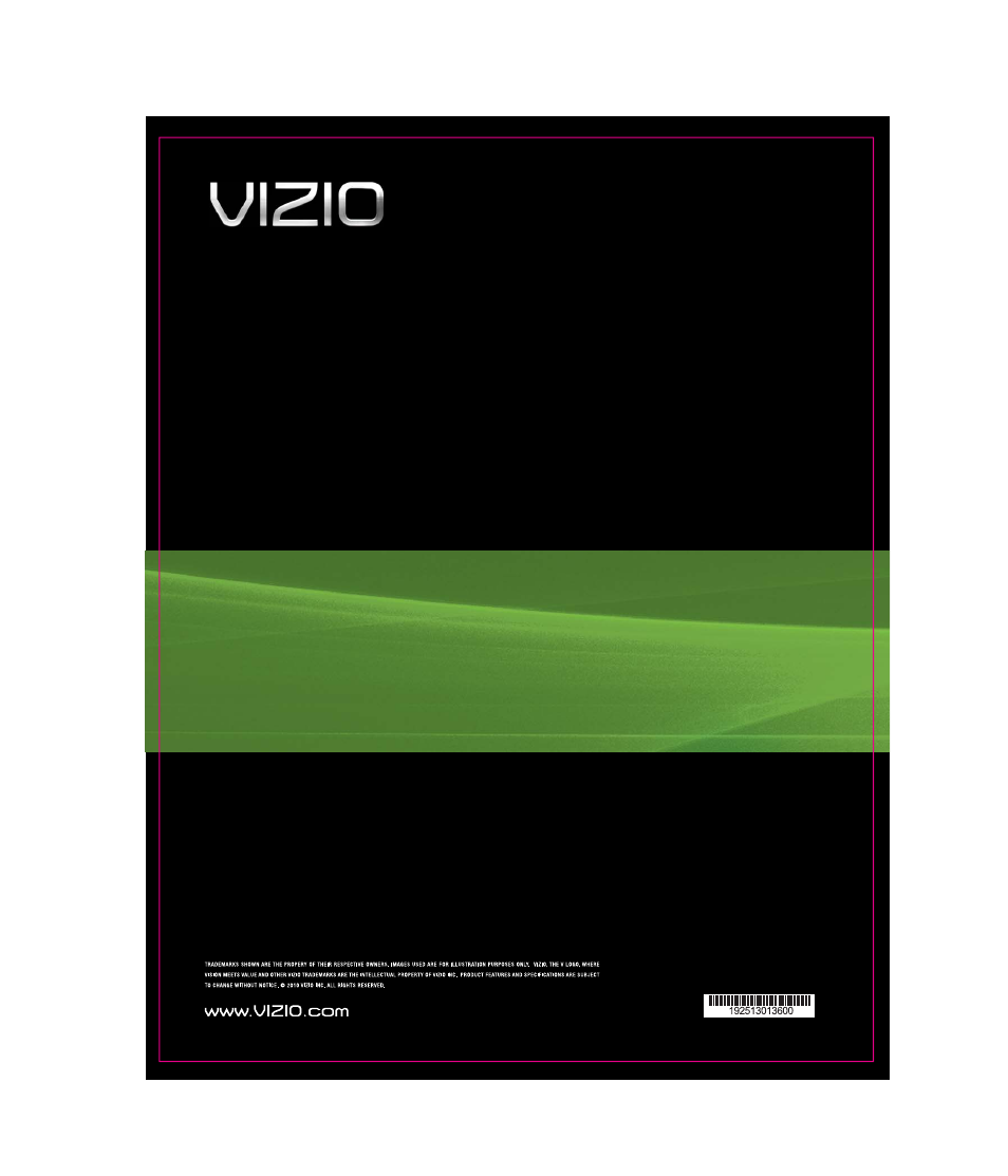 Vizio E421VL User Manual | Page 69 / 69